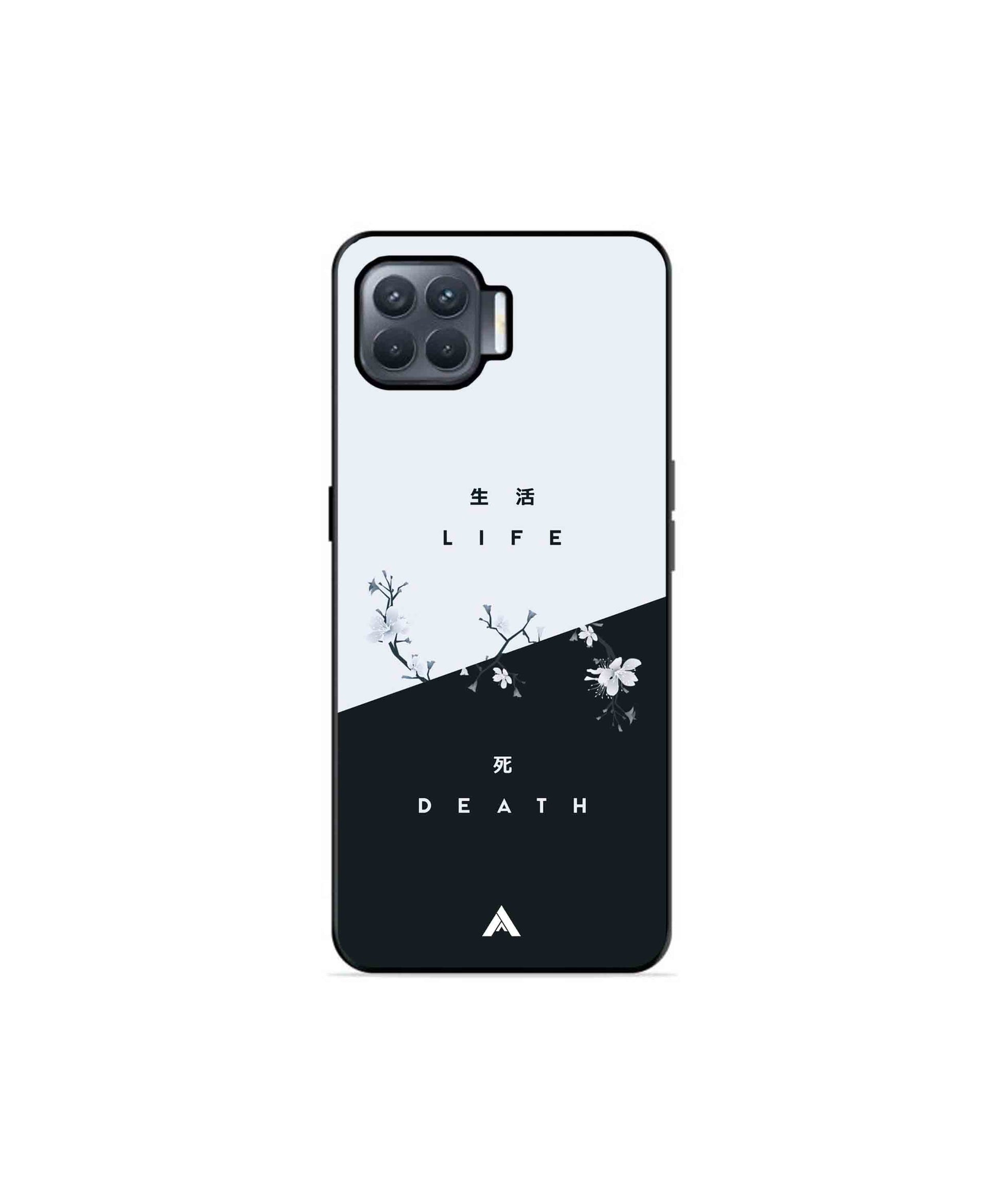 Life Death Metal Back Cover Phone Case for Oppo F17 Pro