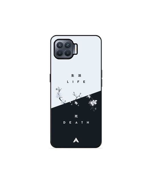 Life Death Metal Back Cover Phone Case for Oppo F17 Pro
