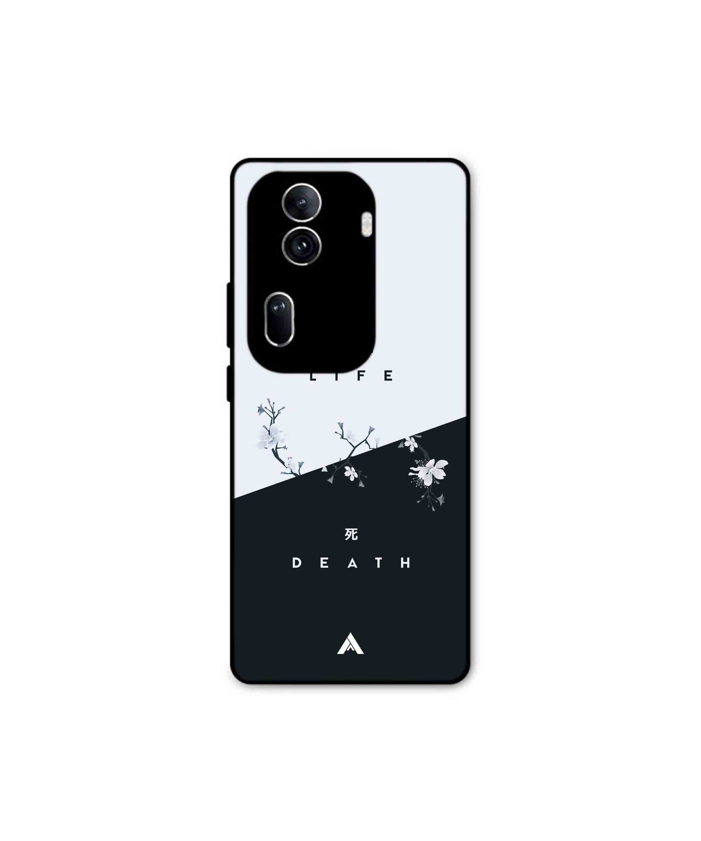 Life Death Metal Back Cover Phone Case for Oppo Reno 11 Pro