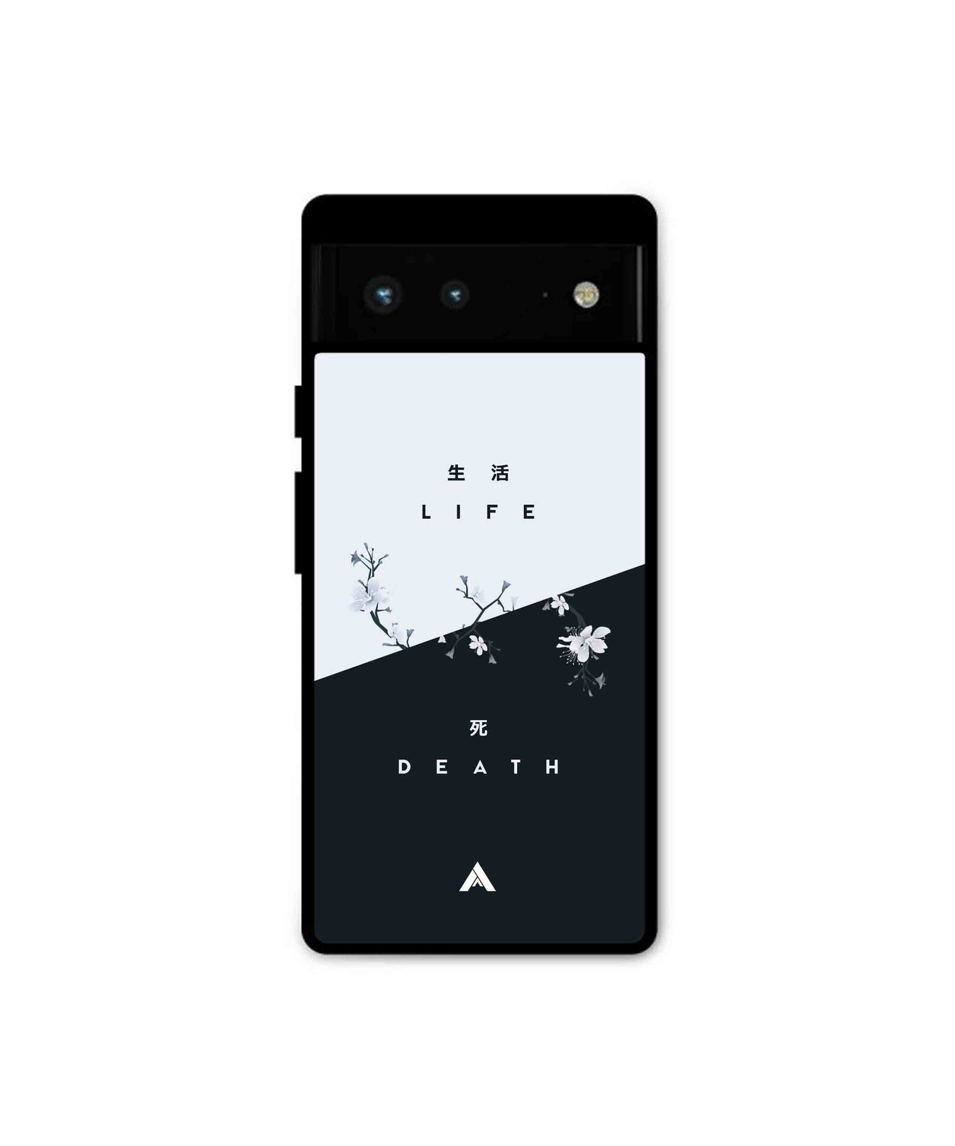 Life Death Metal Back Cover Phone Case for Pixel 6A