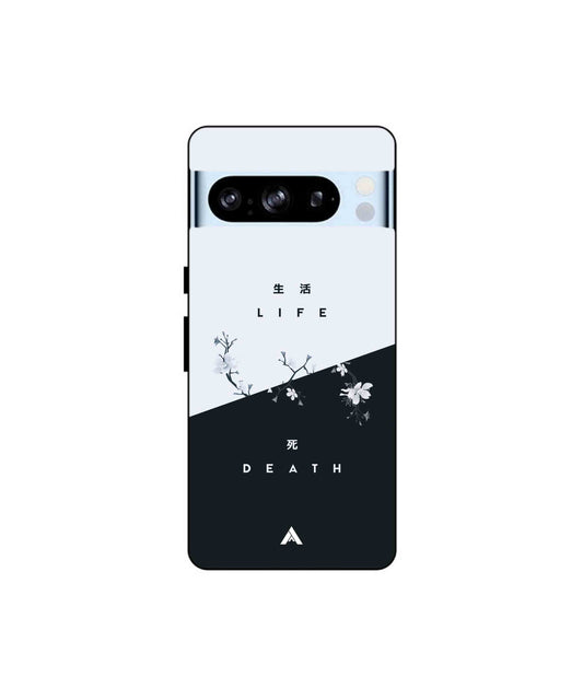 Life Death Metal Back Cover Phone Case for Pixel 8 Pro
