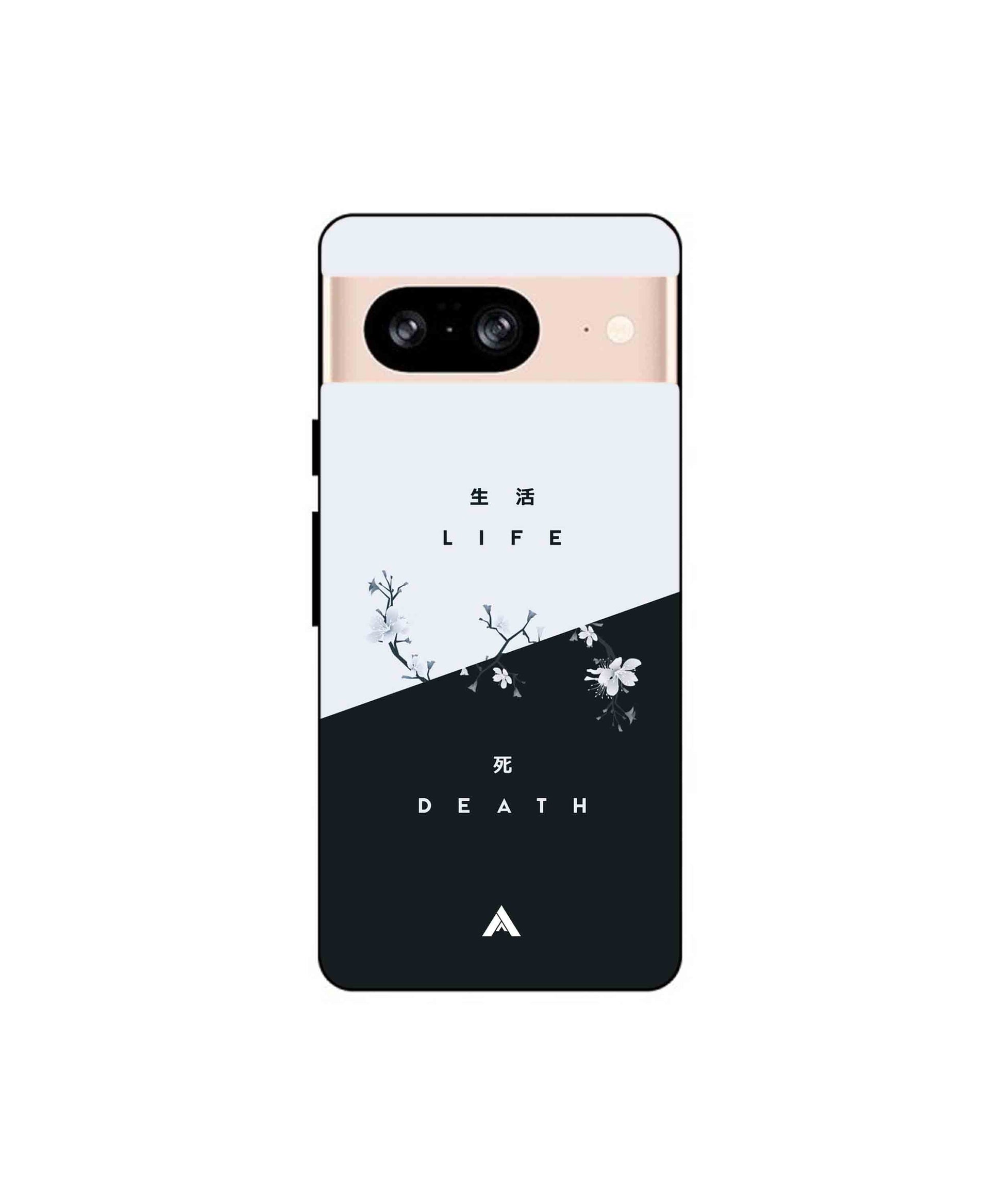 Life Death Metal Back Cover Phone Case for Pixel 8
