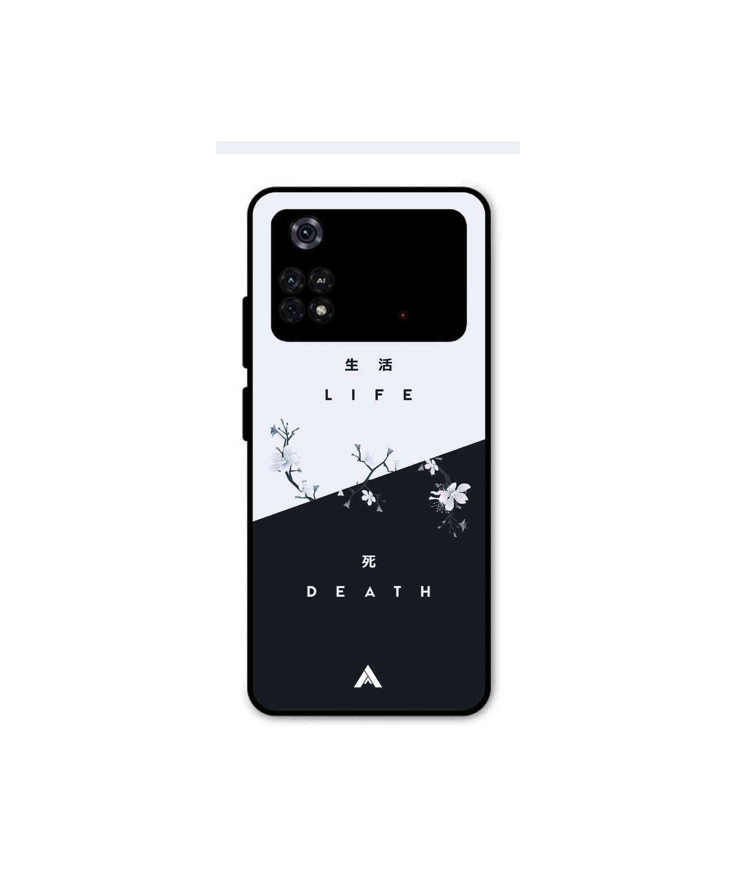 Life Death Metal Back Cover Phone Case for Poco M4 Pro 4G