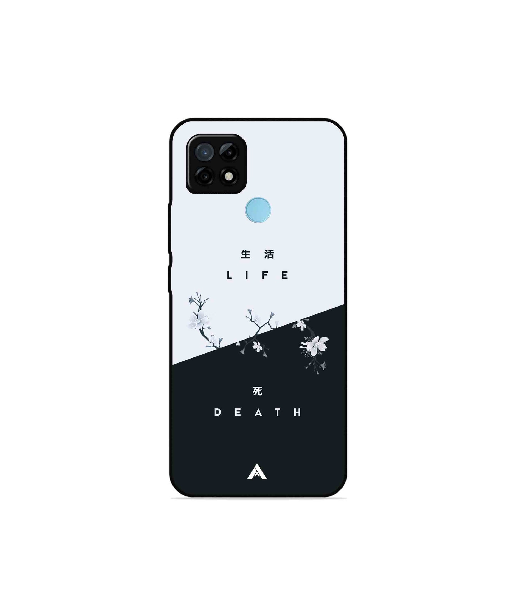 Life Death Metal Back Cover Phone Case for Realme C21