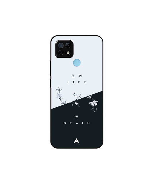 Life Death Metal Back Cover Phone Case for Realme C25Y
