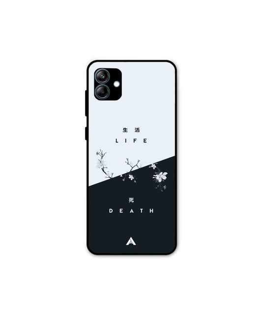 Life Death Metal Back Cover Phone Case for Samsung Galaxy A04