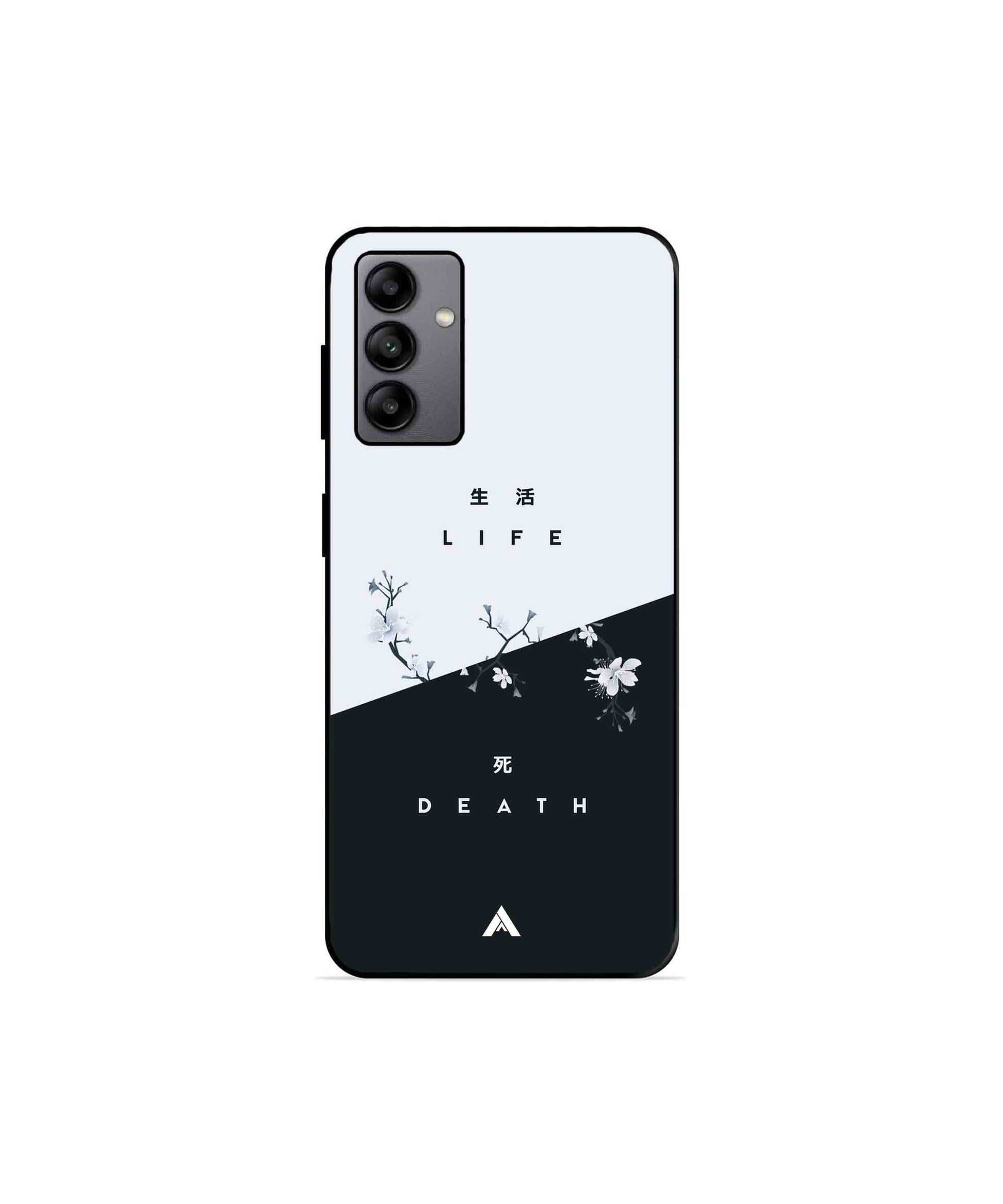 Life Death Metal Back Cover Phone Case for Samsung Galaxy A04s
