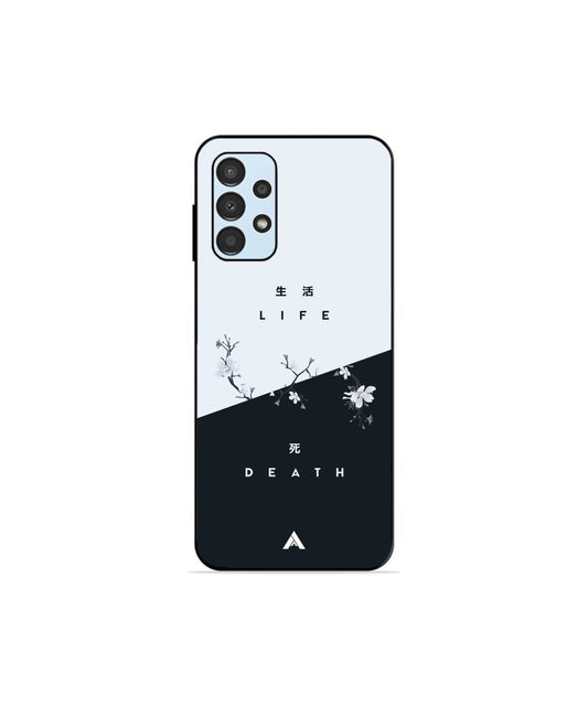 Life Death Metal Back Cover Phone Case for Samsung Galaxy A13 4G