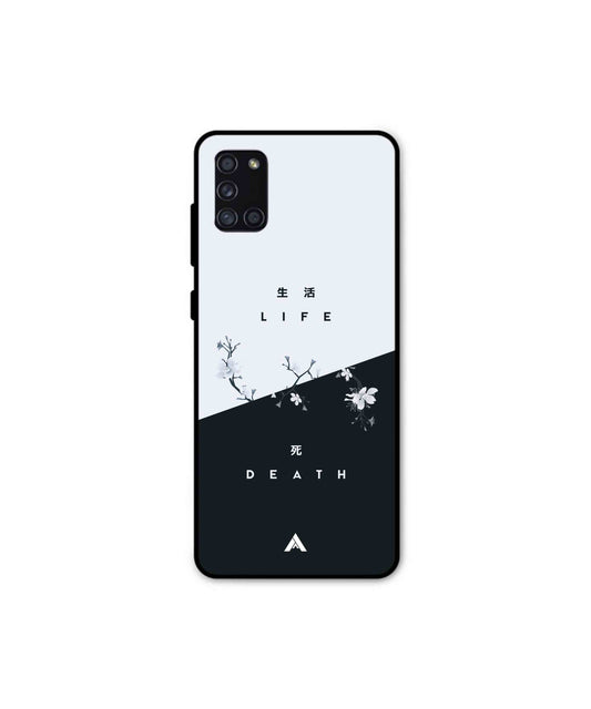 Life Death Metal Back Cover Phone Case for Samsung Galaxy A31