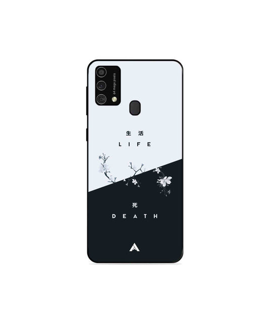 Life Death Metal Back Cover Phone Case for Samsung Galaxy F41