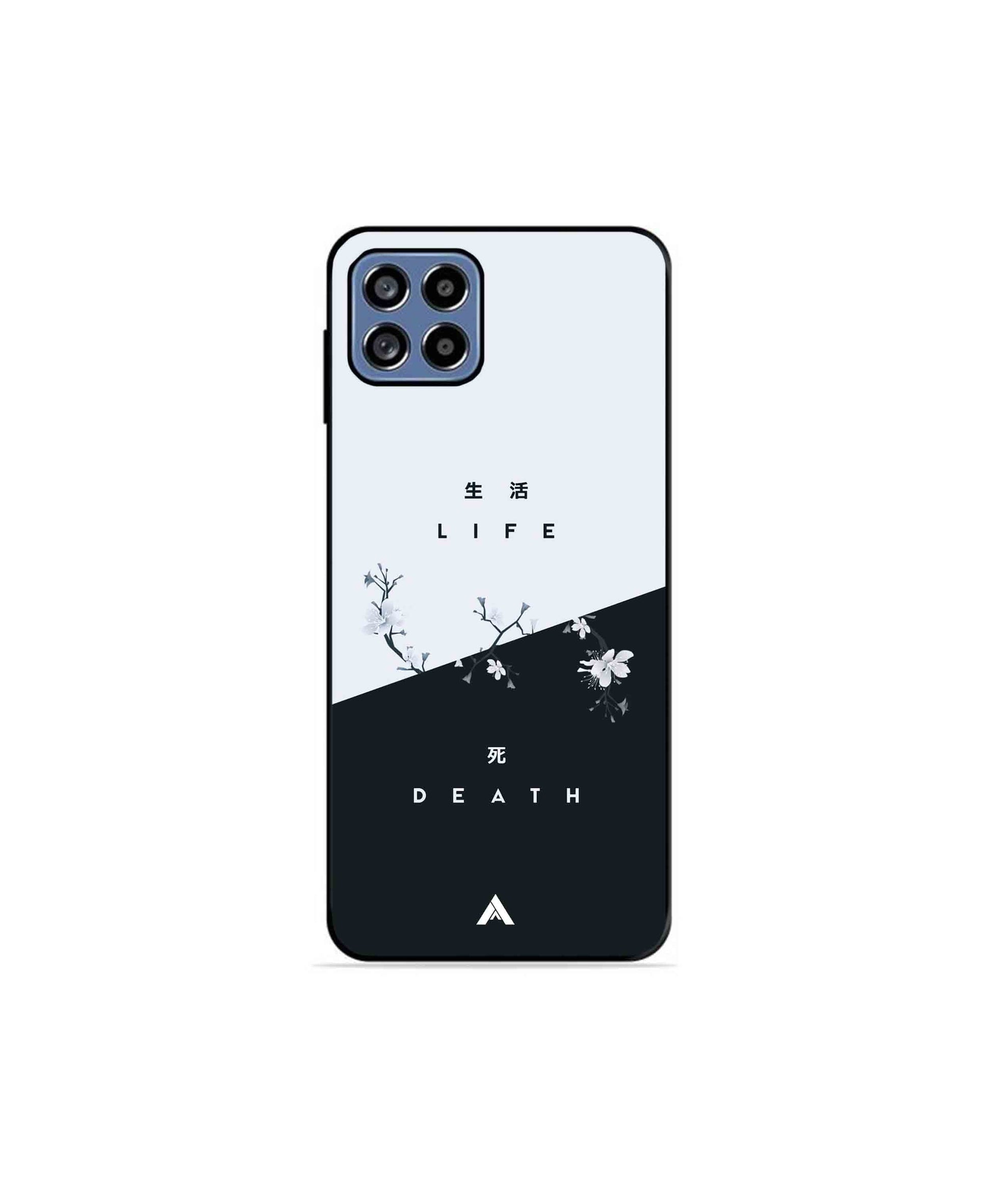 Life Death Metal Back Cover Phone Case for Samsung Galaxy F42