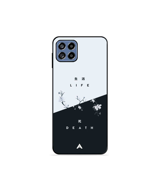 Life Death Metal Back Cover Phone Case for Samsung Galaxy F42