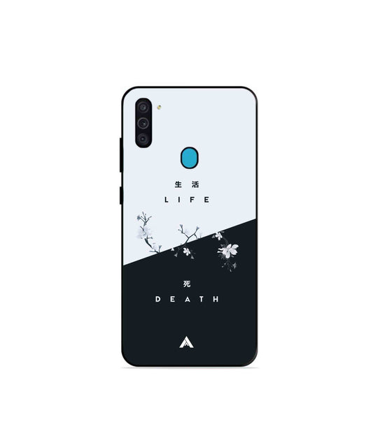 Life Death Metal Back Cover Phone Case for Samsung Galaxy M11