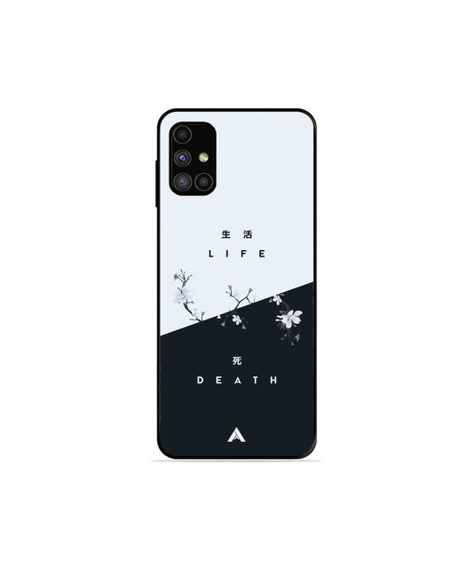 Life Death Metal Back Cover Phone Case for Samsung Galaxy M31s