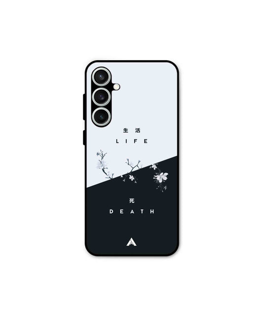 Life Death Metal Back Cover Phone Case for Samsung Galaxy S23 Fe