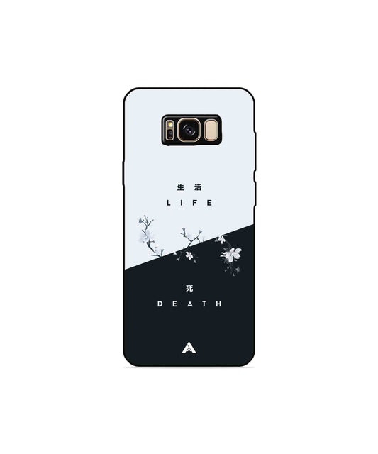 Life Death Metal Back Cover Phone Case for Samsung Galaxy S8 Plus