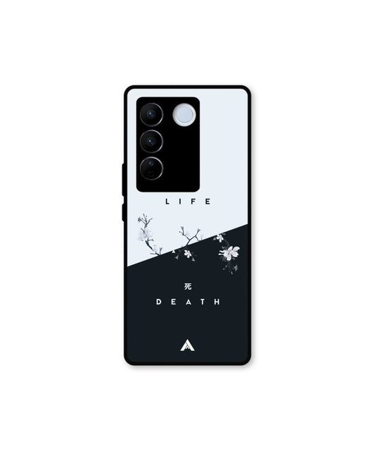 Life Death Metal Back Cover Phone Case for Vivo v27 Pro