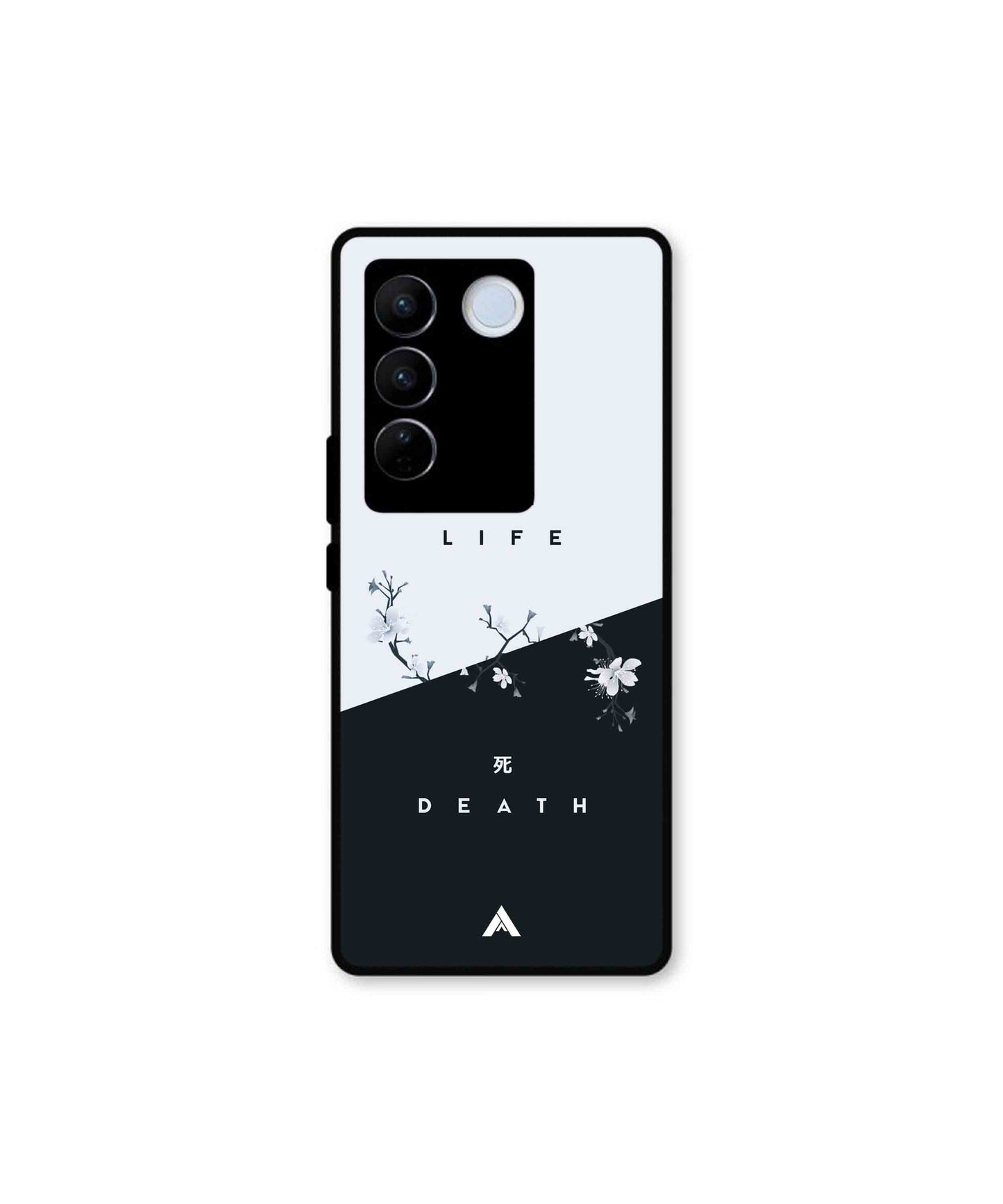 Life Death Metal Back Cover Phone Case for Vivo v27e