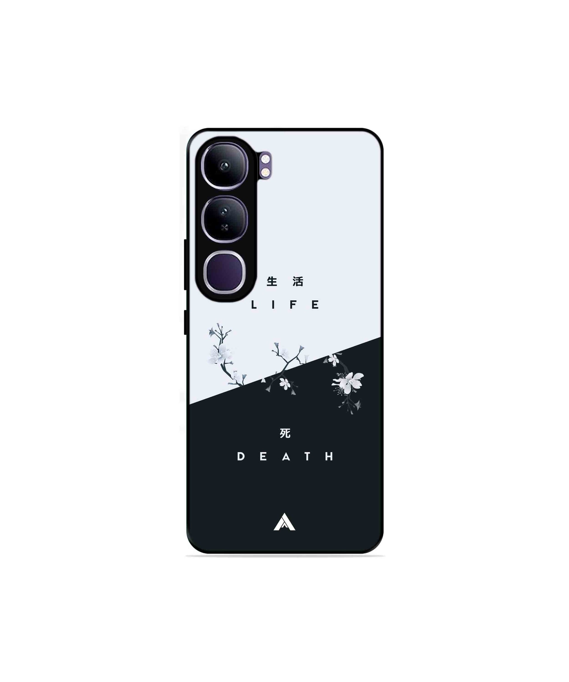 Life Death Metal Back Cover Phone Case for Vivo v40 Lite