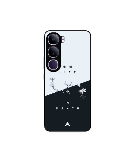 Life Death Metal Back Cover Phone Case for Vivo v40 Lite