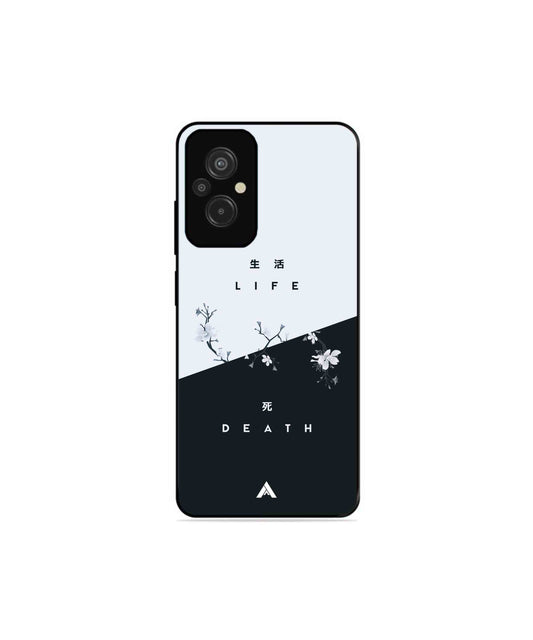 Life Death Metal Back Cover Phone Case for Xiaomi Redmi 11 Prime 4G