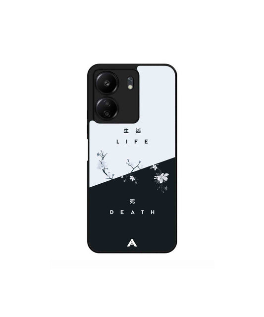 Life Death Metal Back Cover Phone Case for Xiaomi Redmi 13C 4G