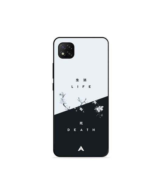 Life Death Metal Back Cover Phone Case for Xiaomi Redmi 9C