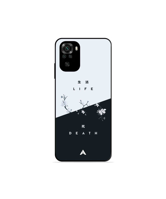 Life Death Metal Back Cover Phone Case for Xiaomi Redmi Note 10