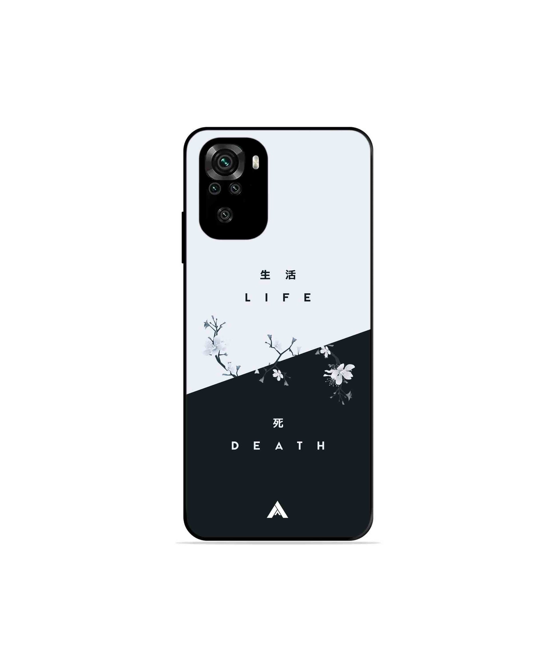 Life Death Metal Back Cover Phone Case for Xiaomi Redmi Note 11SE