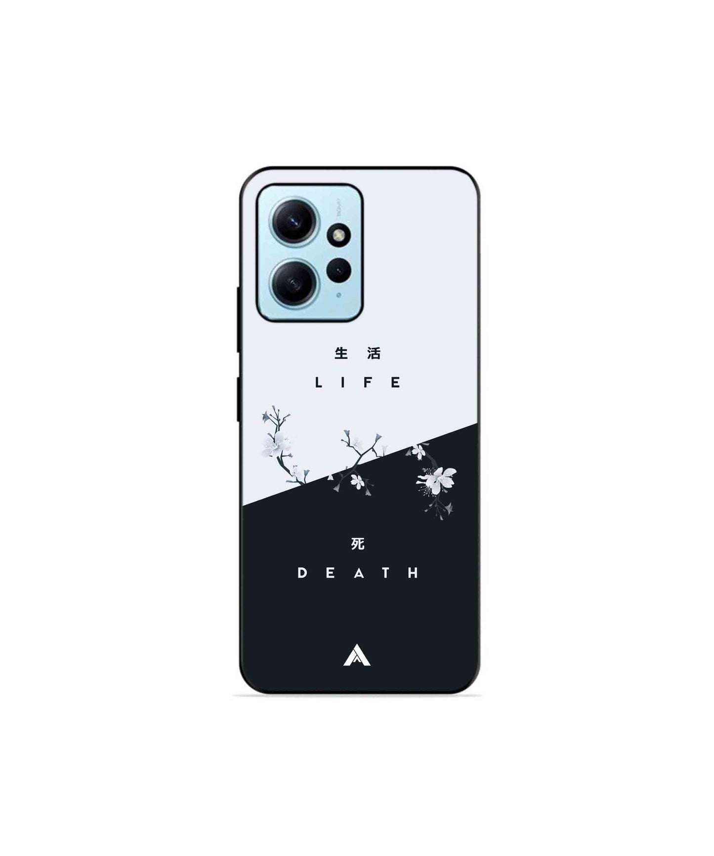 Life Death Metal Back Cover Phone Case for Xiaomi Redmi Note 12 4G