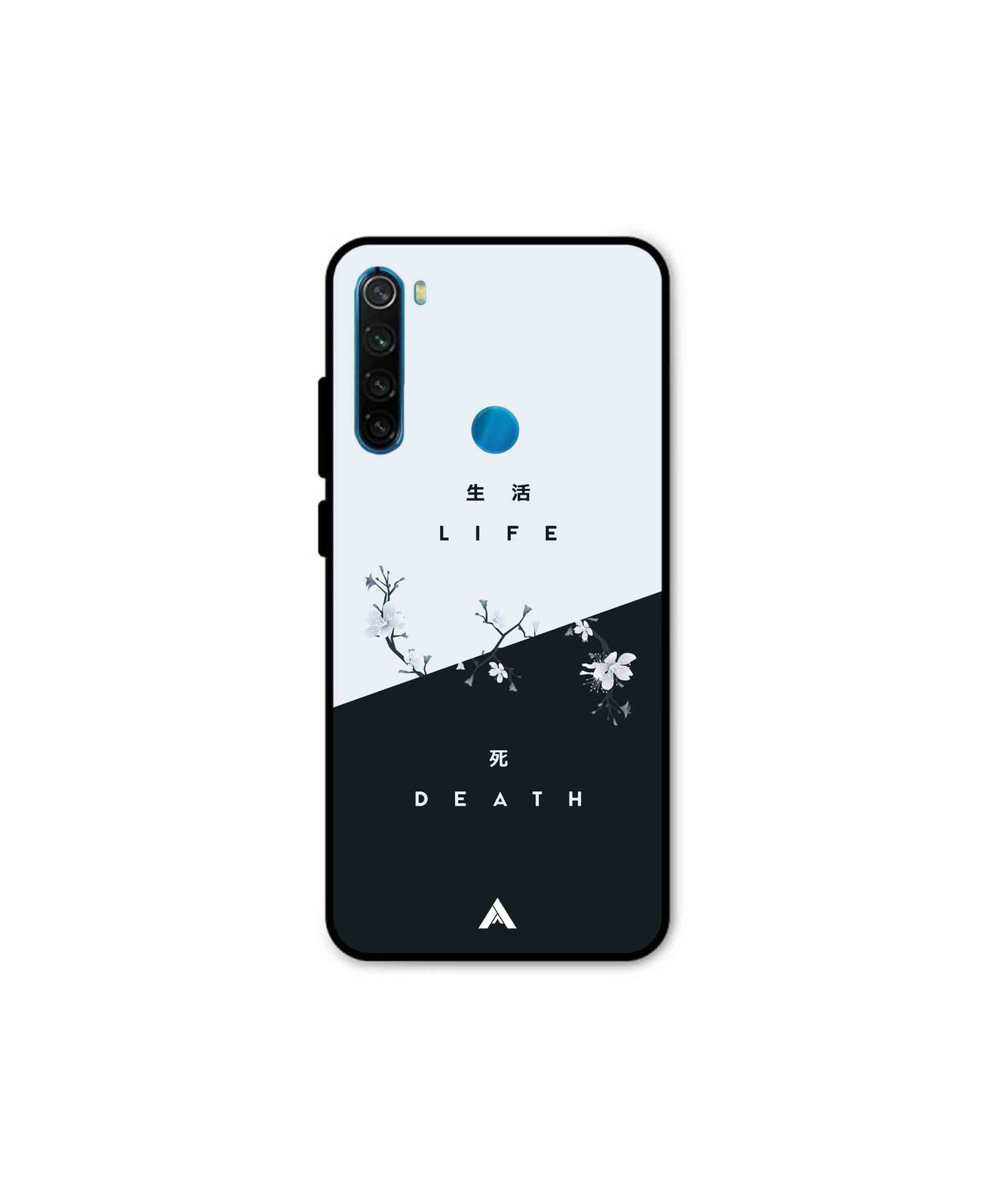 Life Death Metal Back Cover Phone Case for Xiaomi Redmi Note 8