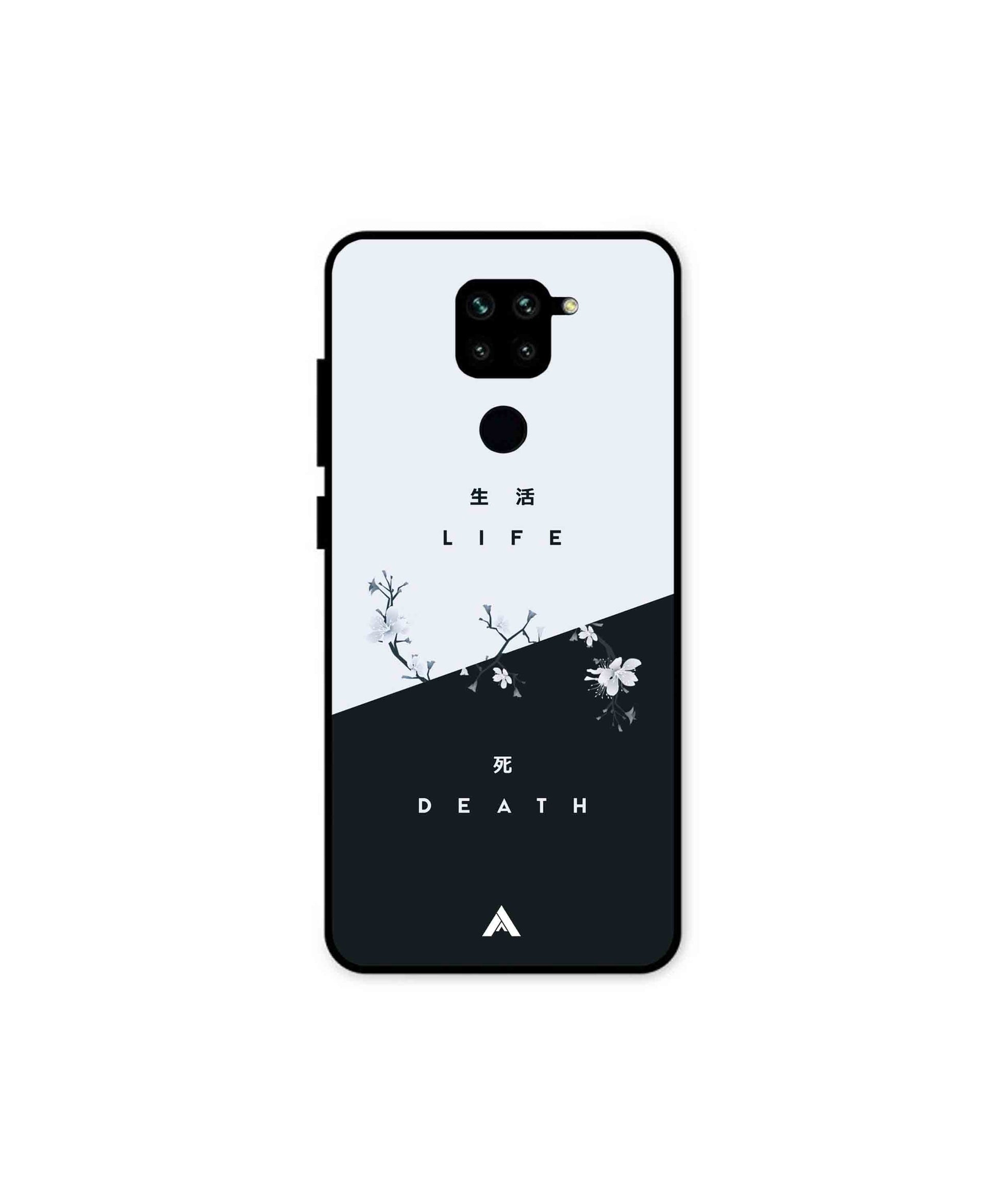 Life Death Metal Back Cover Phone Case for Xiaomi Redmi Note 9