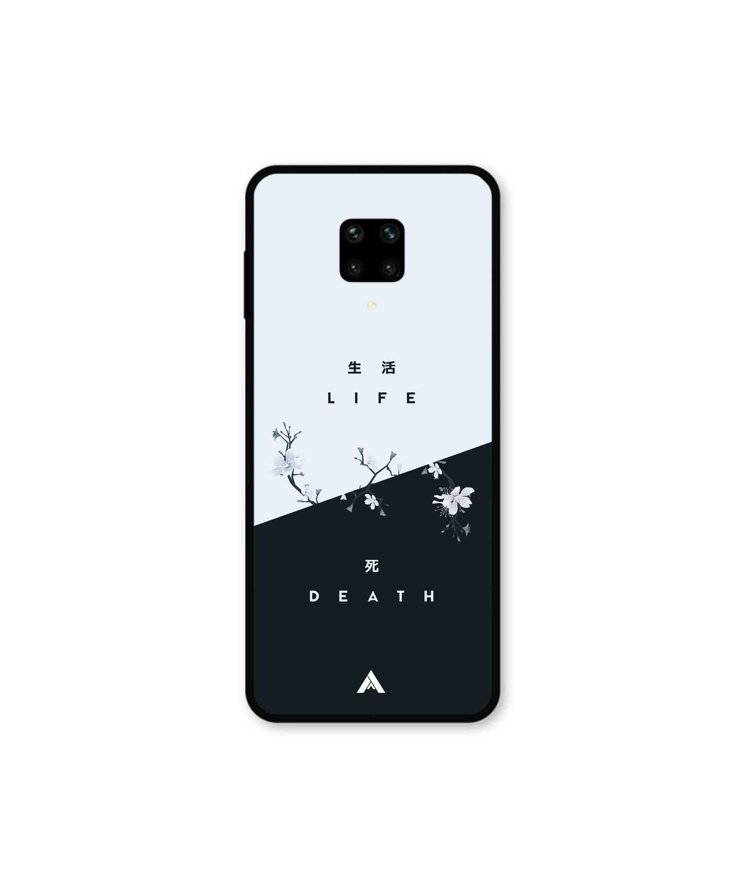 Life Death Metal Back Cover Phone Case for Xiaomi Redmi Note 9 Pro Max