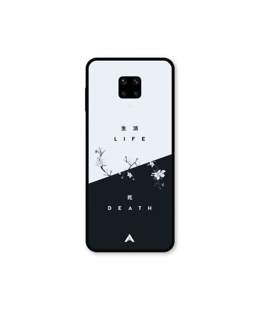 Life Death Metal Back Cover Phone Case for Xiaomi Redmi Note 9 Pro Max