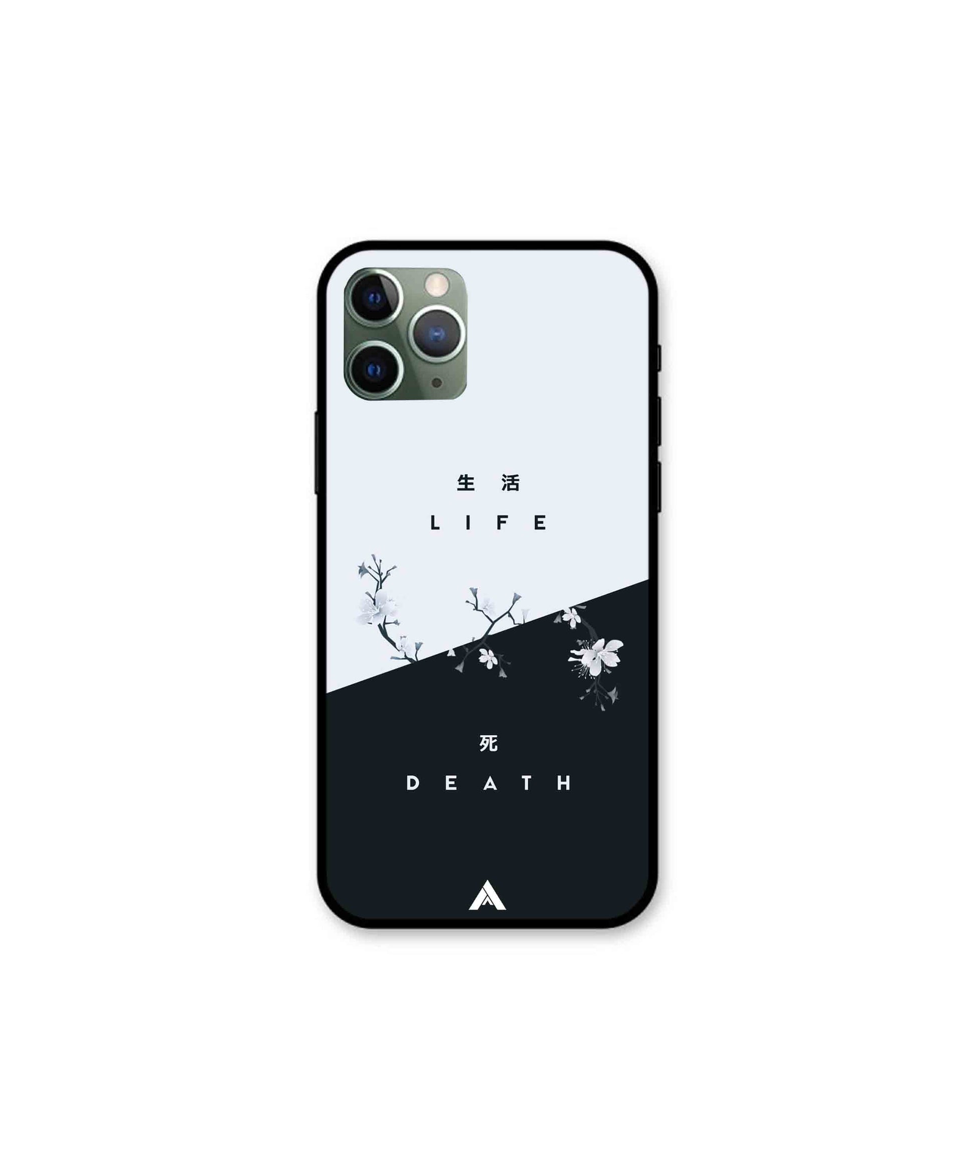 Life Death Metal Back Cover Phone Case for iPhone 11 Pro