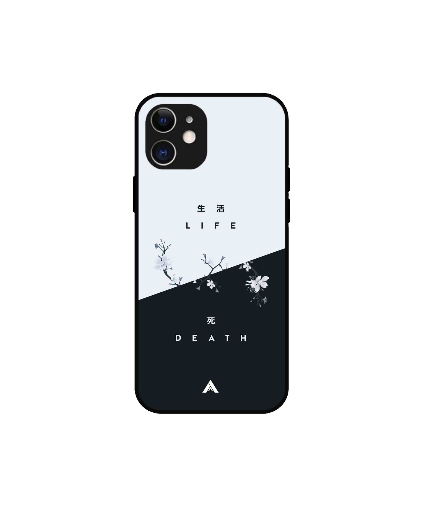 Life Death Metal Back Cover Phone Case for iPhone 12