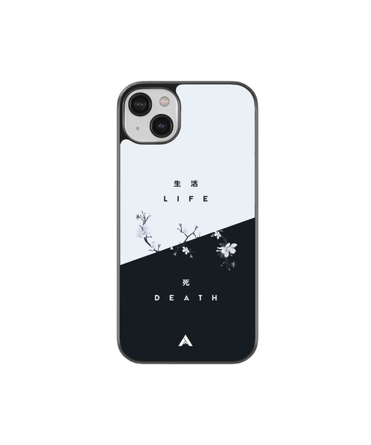 Life Death Metal Back Cover Phone Case for iPhone 13