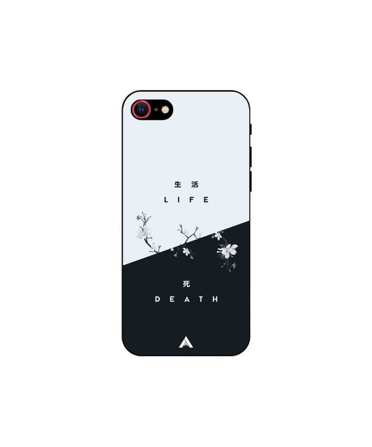 Life Death Metal Back Cover Phone Case for iPhone 7