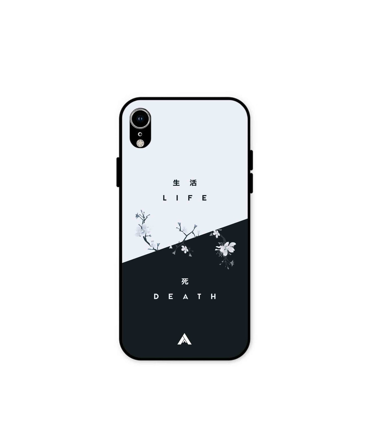 Life Death Metal Back Cover Phone Case for iPhone Xr