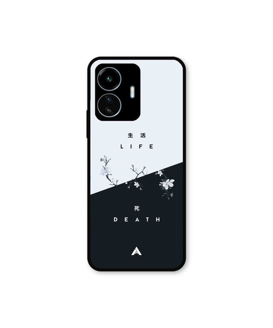 Life Death Metal Back Cover Phone Case for iQOO Z6 Lite