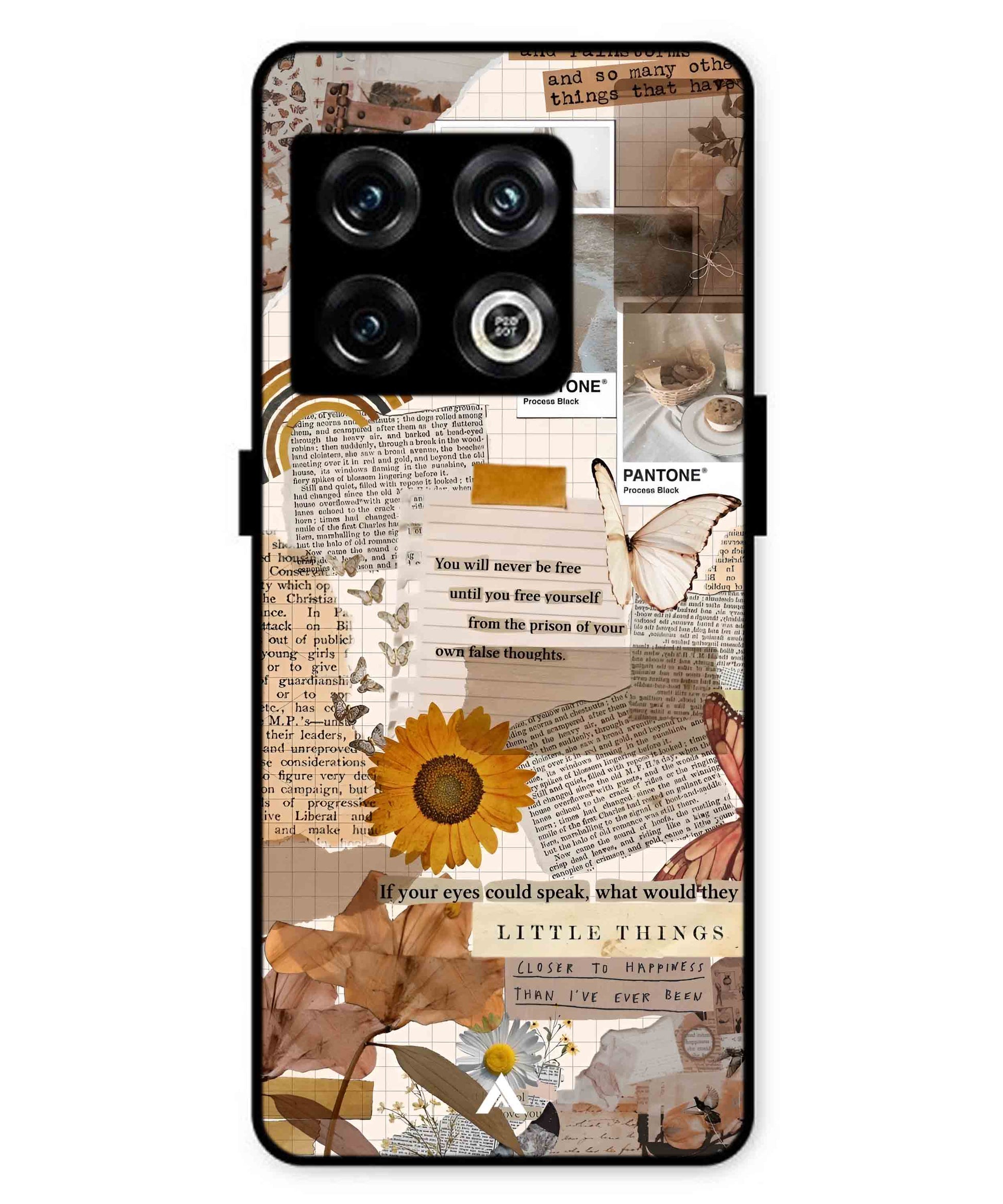 Little Things Metal Back Cover Phone Case for Oneplus 10 Pro