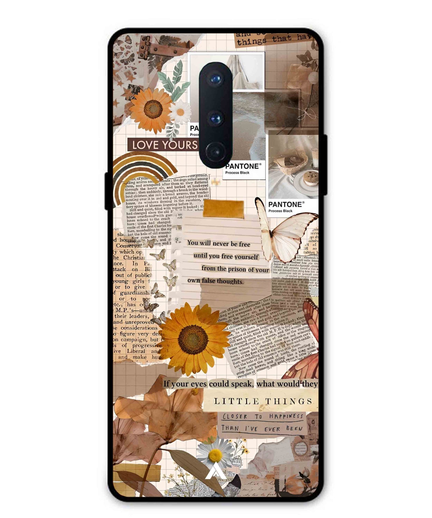Little Things Metal Back Cover Phone Case for Oneplus 8