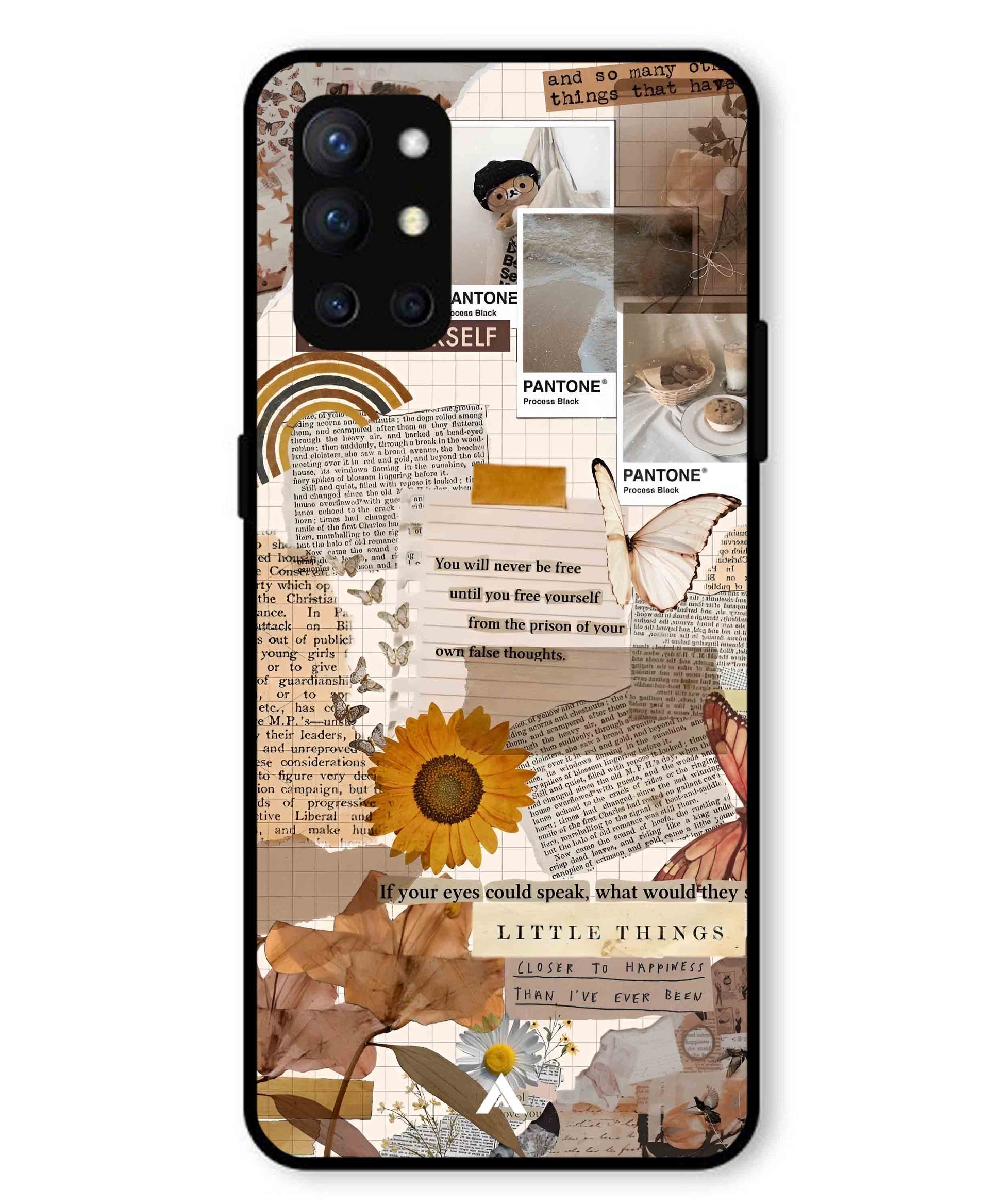 Little Things Metal Back Cover Phone Case for Oneplus 9R