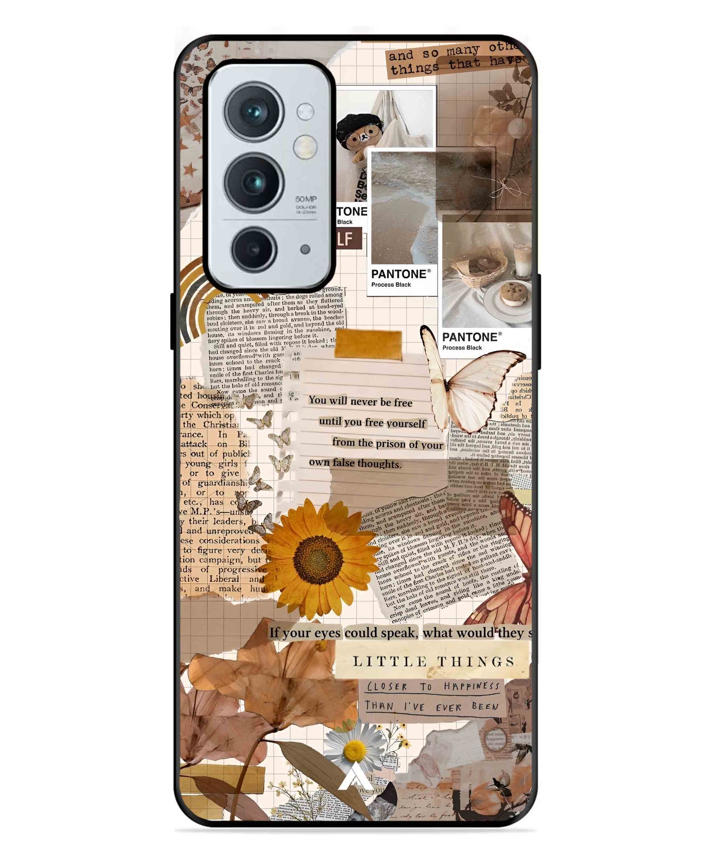 Little Things Metal Back Cover Phone Case for Oneplus 9RT
