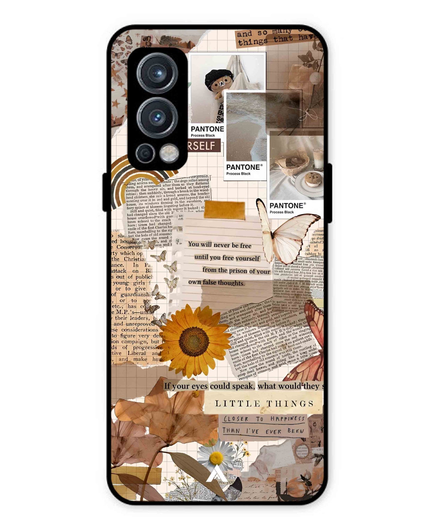 Little Things Metal Back Cover Phone Case for Oneplus Nord 2