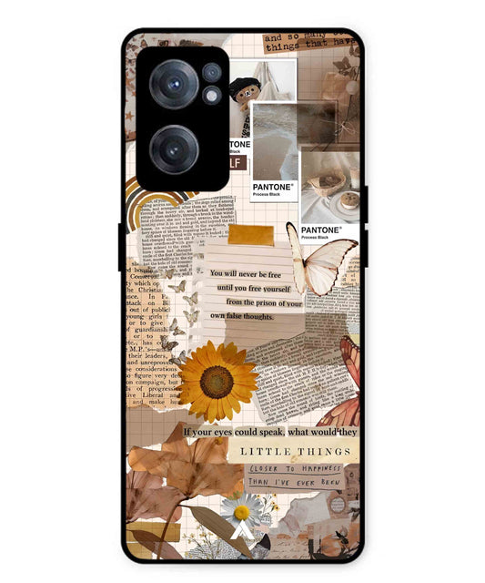 Little Things Metal Back Cover Phone Case for Oneplus Nord CE 2