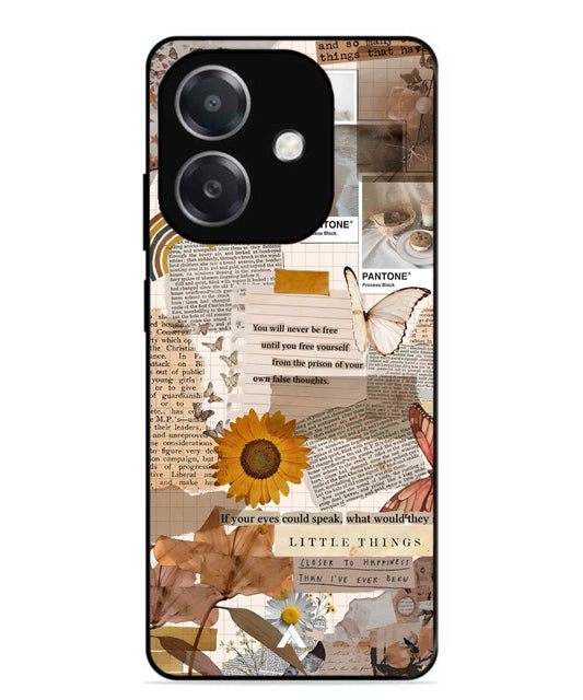 Little Things Metal Back Cover Phone Case for Oppo A3