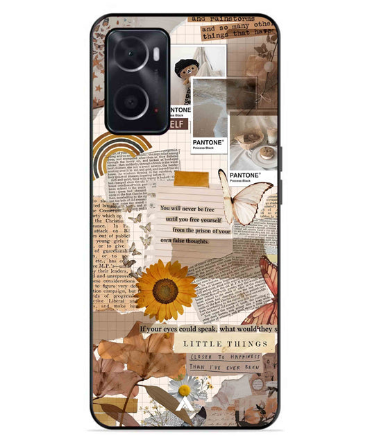 Little Things Metal Back Cover Phone Case for Oppo A76
