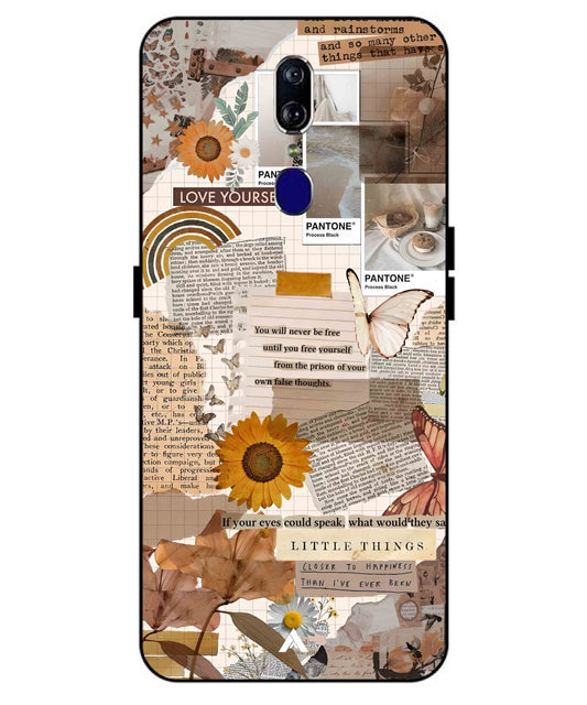 Little Things Metal Back Cover Phone Case for Oppo F11