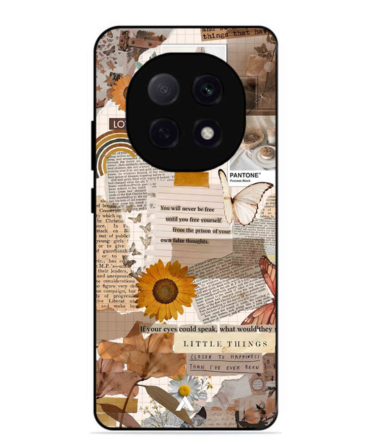 Little Things Metal Back Cover Phone Case for Oppo F29 Pro